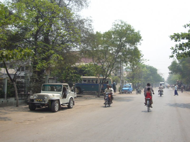 Pic taken from the back of JoJo's tri-shaw